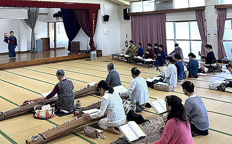 舞踊地謡研修部会・稽古風景01